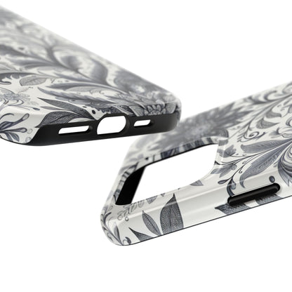 Floral Tough Phone Cases, Durable Phone Cover, Stylish Floral Design, Gift for Her, Trendy Tech Accessories, Birthday Present