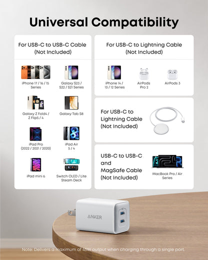 Anker Charger (Nano 3, 47W)