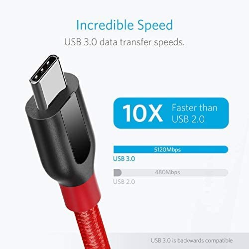 Anker USB C to USB 3.0 Cable (3 ft, 6 ft)