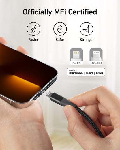Anker USB-A to Lightning Cable (3 ft / 6 ft / 10 ft)
