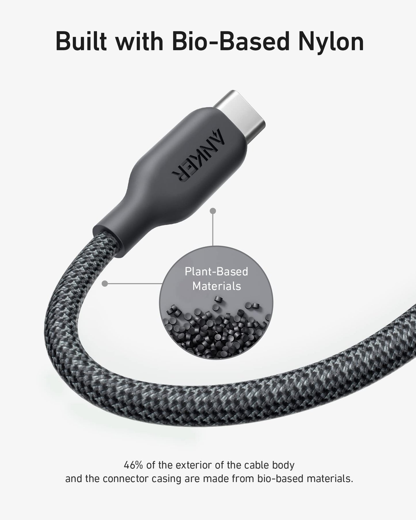 Anker USB C to USB C Cable (240W, 10 ft)