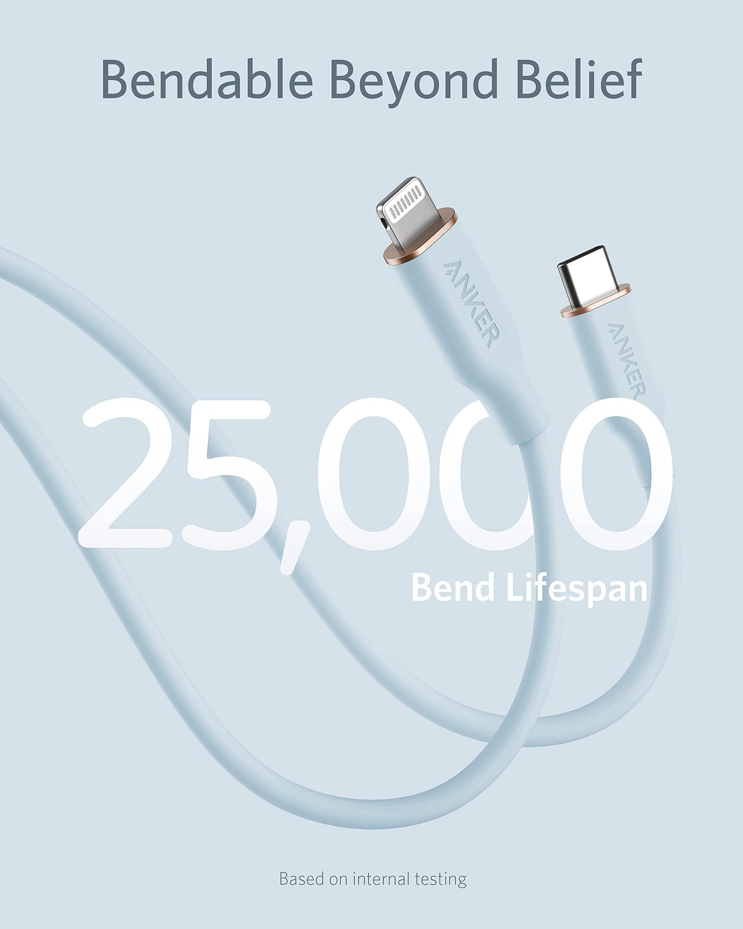 Anker USB-C to Lightning Cable (Flow, Silicone)