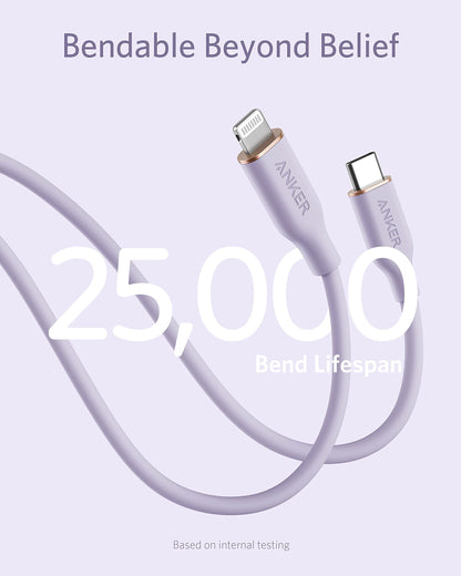 Anker USB-C to Lightning Cable (Flow, Silicone)