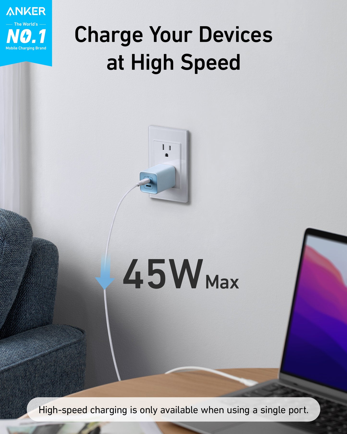Anker Charger (Nano 3, 47W)