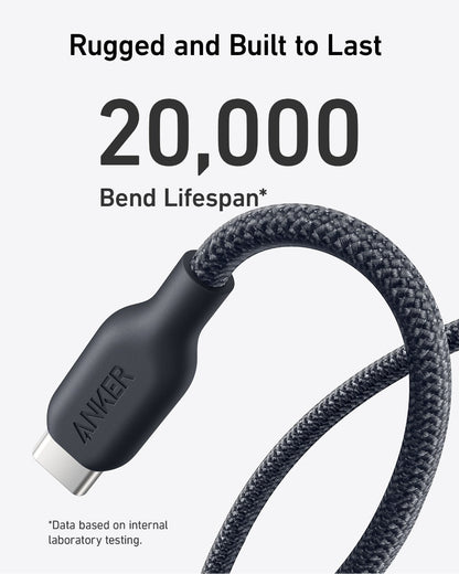 Anker USB-C to USB-C Cable (Bio-Braided,6 ft)
