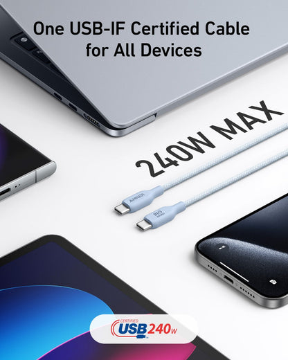 Anker USB-C to USB-C Cable (Bio-Braided)