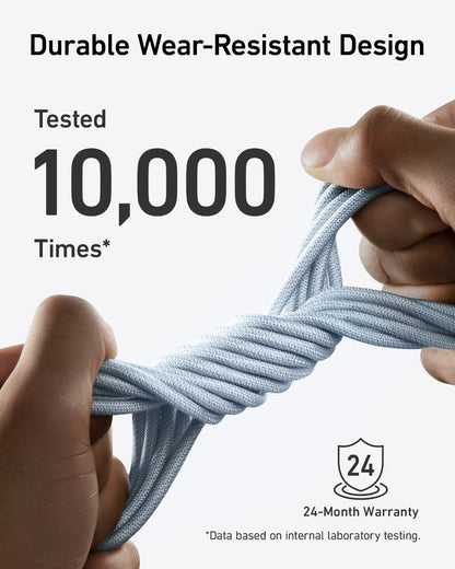 Anker USB-C to USB-C Cable (Bio-Braided,6 ft)