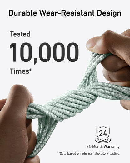 Anker USB-C to USB-C Cable (Bio-Braided,6 ft)