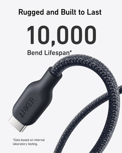 Anker USB-C to USB-C Cable (Bio-Braided,6 ft)