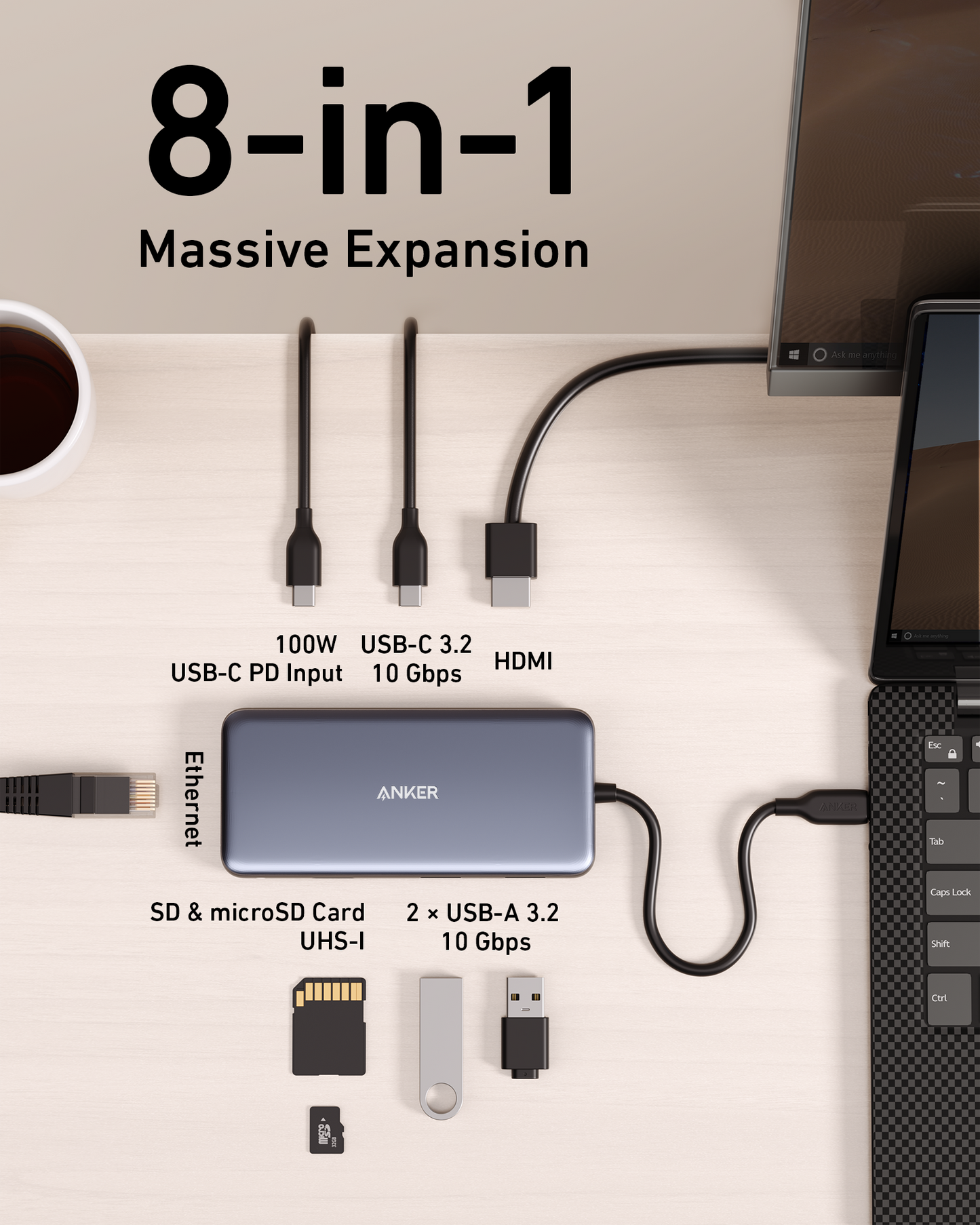 Anker USB-C Hub (8-in-1)