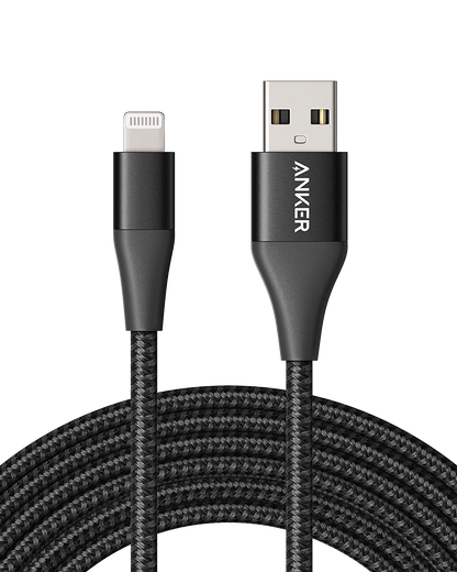 Anker USB-A to Lightning Cable (3 ft / 6 ft / 10 ft)
