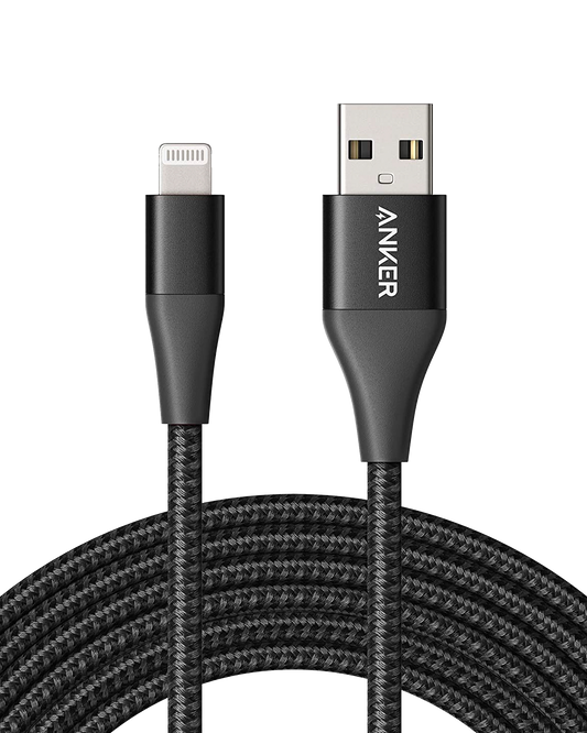 Anker USB-A to Lightning Cable (3 ft / 6 ft / 10 ft)