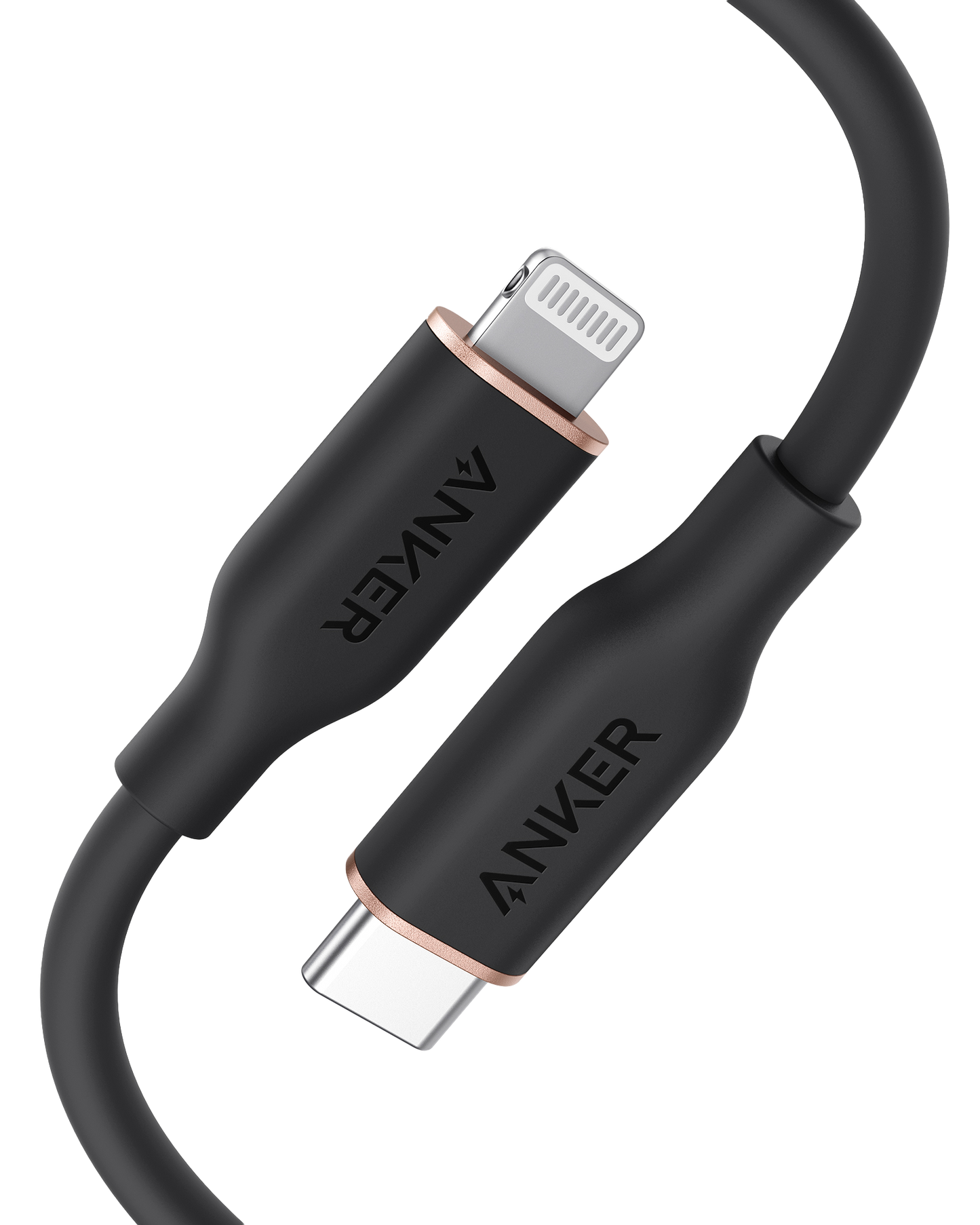 Anker USB-C to Lightning Cable (Flow, 3 ft Silicone)
