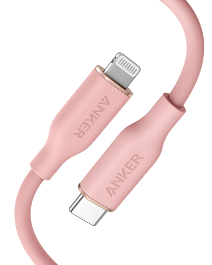 Anker USB-C to Lightning Cable (Flow, 3 ft Silicone)