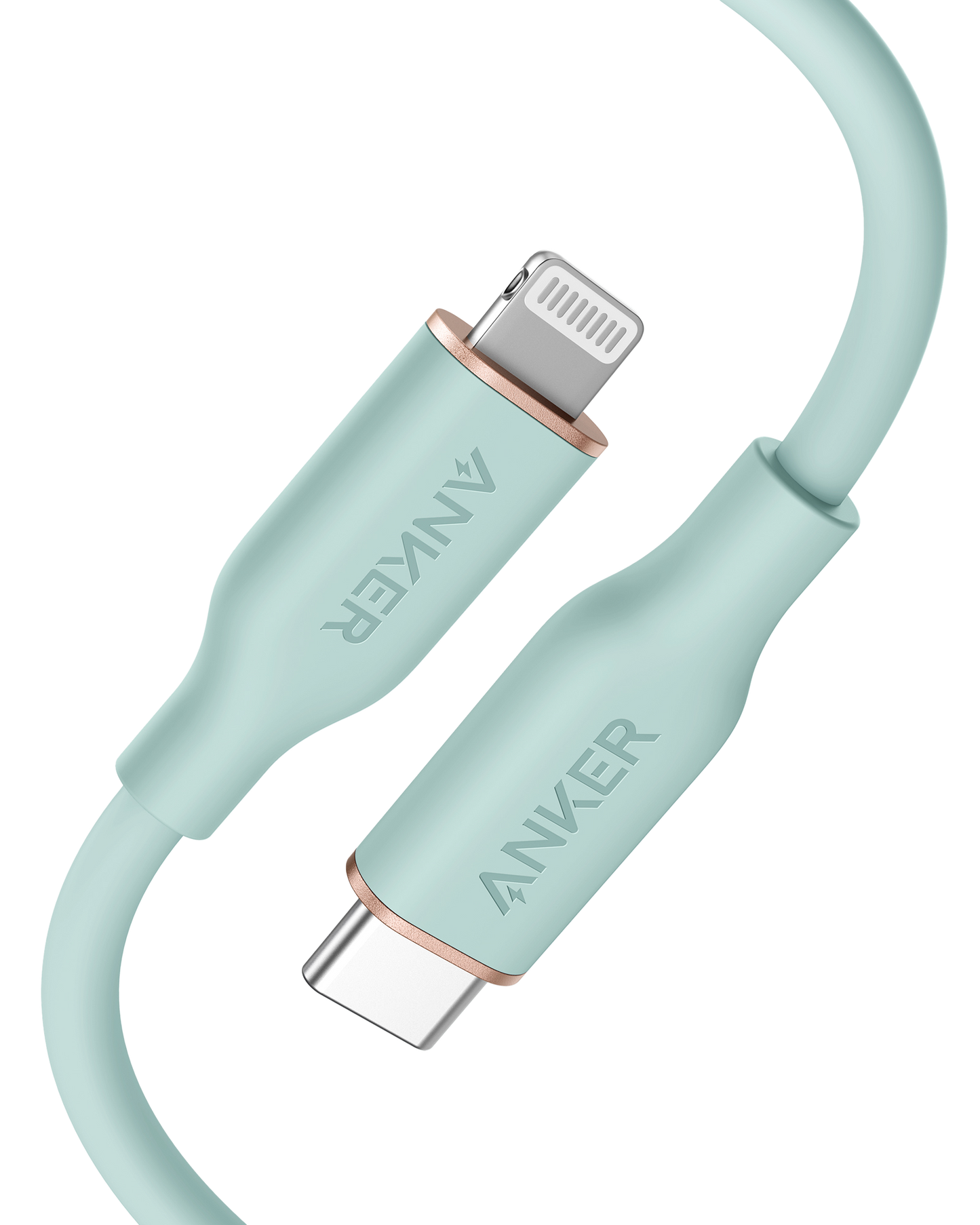 Anker USB-C to Lightning Cable (Flow, 3 ft Silicone)