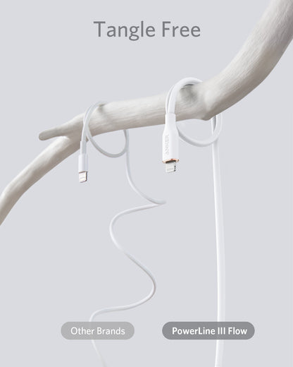 Anker USB-C to Lightning Cable (Flow, 3 ft Silicone)