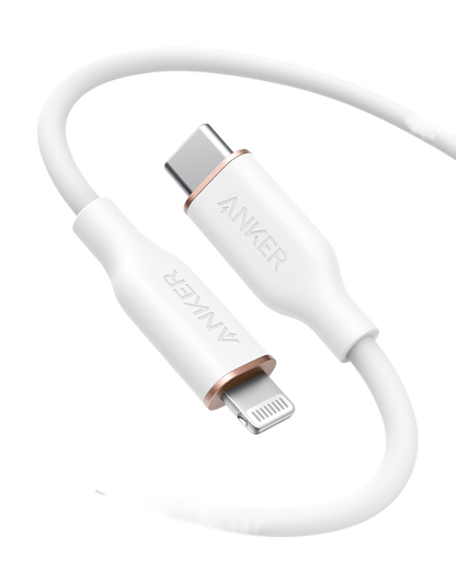 Anker USB-C to Lightning Cable (Flow, 3 ft Silicone)