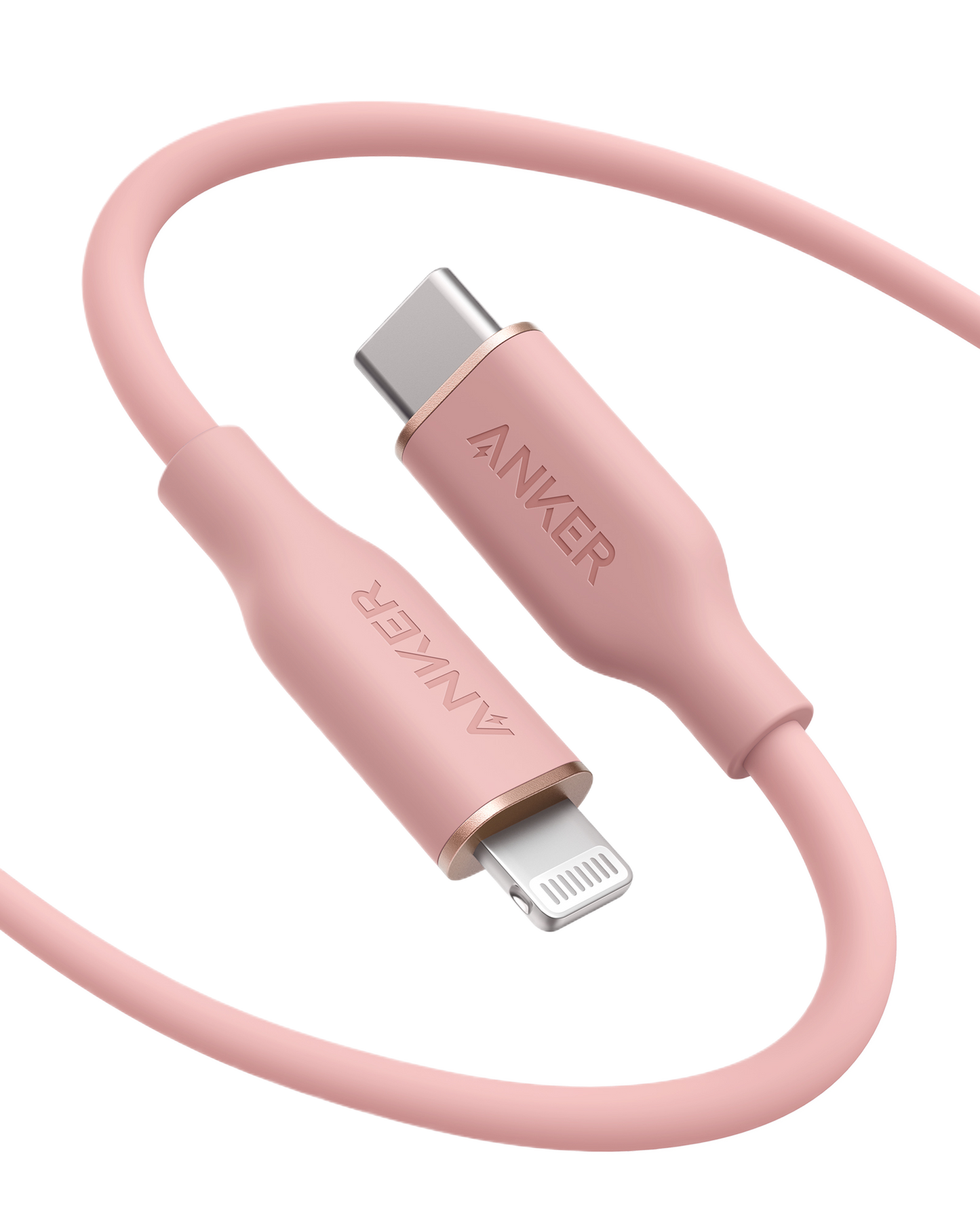 Anker USB-C to Lightning Cable (Flow, 3 ft Silicone)