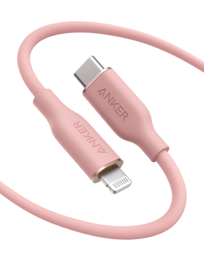Anker USB-C to Lightning Cable (Flow, 3 ft Silicone)