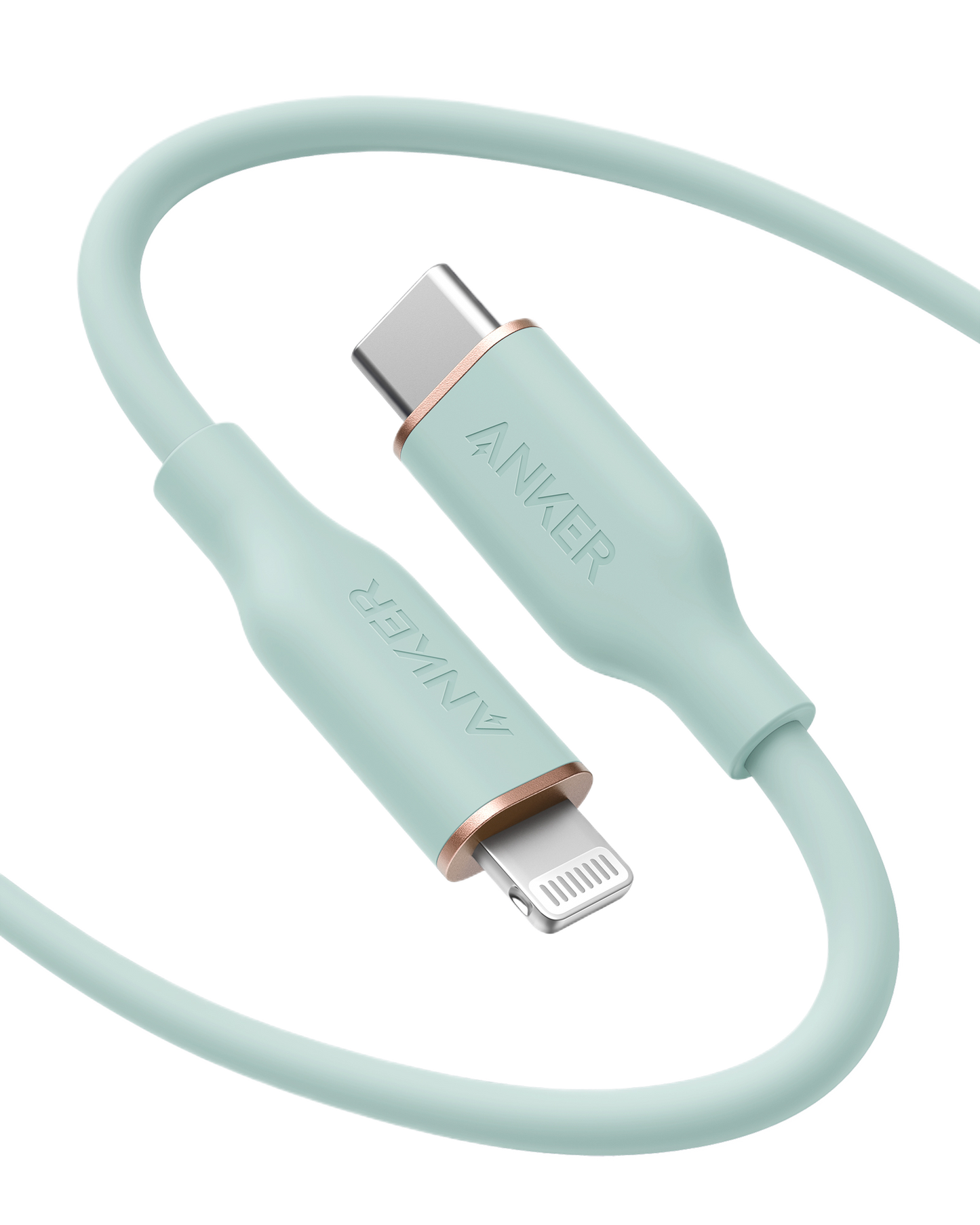 Anker USB-C to Lightning Cable (Flow, 3 ft Silicone)
