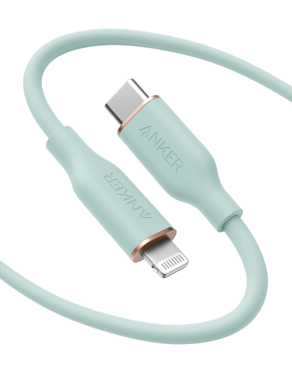 Anker USB-C to Lightning Cable (Flow, 3 ft Silicone)