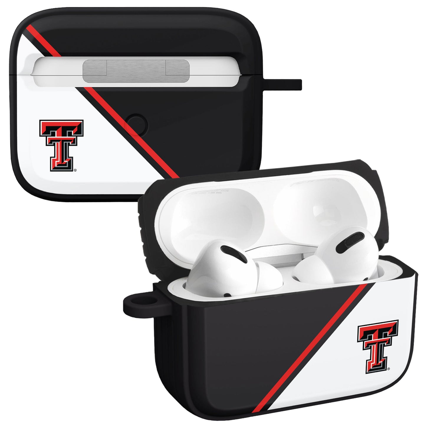 Texas Tech Red Raiders HDX Champion Series Apple AirPods Pro 1 & 2 Case Cover